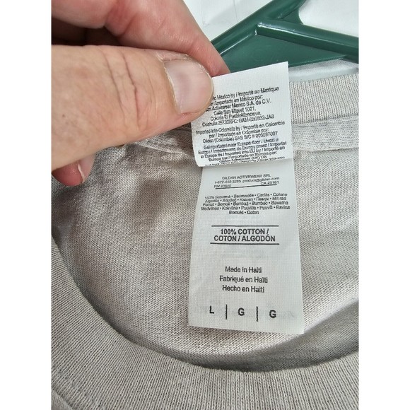 The Three Stooges "It's A Guy Thing" Light Gray T-Shirt Sz L - Picture 5 of 6